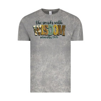 Cloud Rock she speaks with wisdom proverbs 31 26 Vintage Tee - NancyCooperArtShop