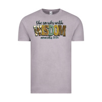 Vintage Zinc she speaks with wisdom proverbs 31 26 Vintage Tee - NancyCooperArtShop