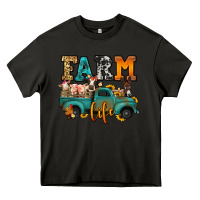 Asphalt farm life farm animals truck Heavy Core Tee - Jasminsmagicworld
