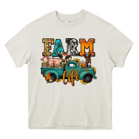 Farm Life Farm Animals Truck Heavy Core Tee | Teevron