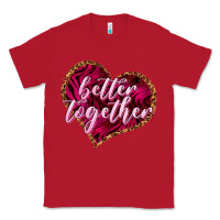 Red better together Classic Tee - NancyCooperArtShop