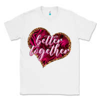 White better together Classic Tee - NancyCooperArtShop