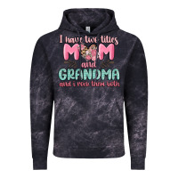 Cloud Black i have two titles mom and grandma and i rock them Vintage Hoodie - MaliasSmallBusiness