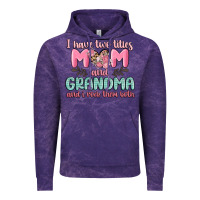 Cloud Purple i have two titles mom and grandma and i rock them Vintage Hoodie - MaliasSmallBusiness