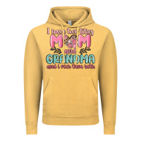 Vintage Mustard i have two titles mom and grandma and i rock them Vintage Hoodie - MaliasSmallBusiness