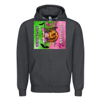 Smoke Sorta sweet sorta spooky Zipper Hoodie - NancyCooperArtShop