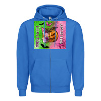 True Royal Sorta sweet sorta spooky Zipper Hoodie - NancyCooperArtShop