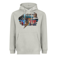Moon Dust Police wife lightning bolt 4th of july Heavyweight Hoodie - HowdyJamesFarm