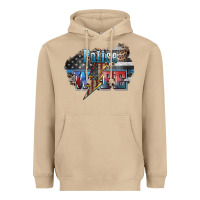 Mushroom Police wife lightning bolt 4th of july Heavyweight Hoodie - HowdyJamesFarm