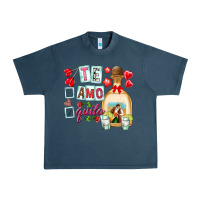 Midnight Navy te amo te quila Urban Heavy Tee - NancyCooperArtShop