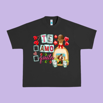 Te Amo Te Quila Urban Heavy Tee Designed By Nancycooperartshop
