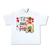 White te amo te quila Urban Heavy Tee - NancyCooperArtShop