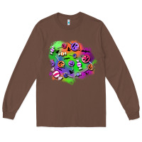 Chestnut halloween candy patches Long Sleeve Tee - BundleAndBundleShop