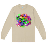 Mushroom halloween candy patches Long Sleeve Tee - BundleAndBundleShop