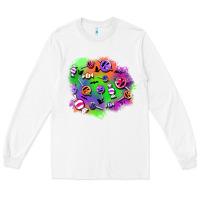 White halloween candy patches Long Sleeve Tee - BundleAndBundleShop
