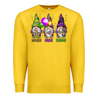 Lemon Mardi Gras squad with gnomies Premium Sweatshirt - HowdyJamesFarm