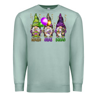 Seafoam Mardi Gras squad with gnomies Premium Sweatshirt - HowdyJamesFarm