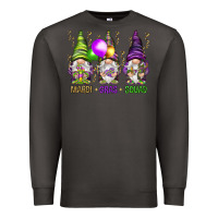 Smoke Mardi Gras squad with gnomies Premium Sweatshirt - HowdyJamesFarm