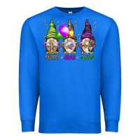 True Royal Mardi Gras squad with gnomies Premium Sweatshirt - HowdyJamesFarm