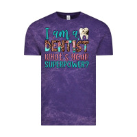Cloud Purple i am a dentist what's your superpower Vintage Tee - JahusDesignShop