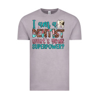 Vintage Zinc i am a dentist what's your superpower Vintage Tee - JahusDesignShop