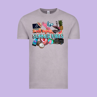 Small Businesses Summer Vibe Vintage Tee Designed By Nancycooperartshop