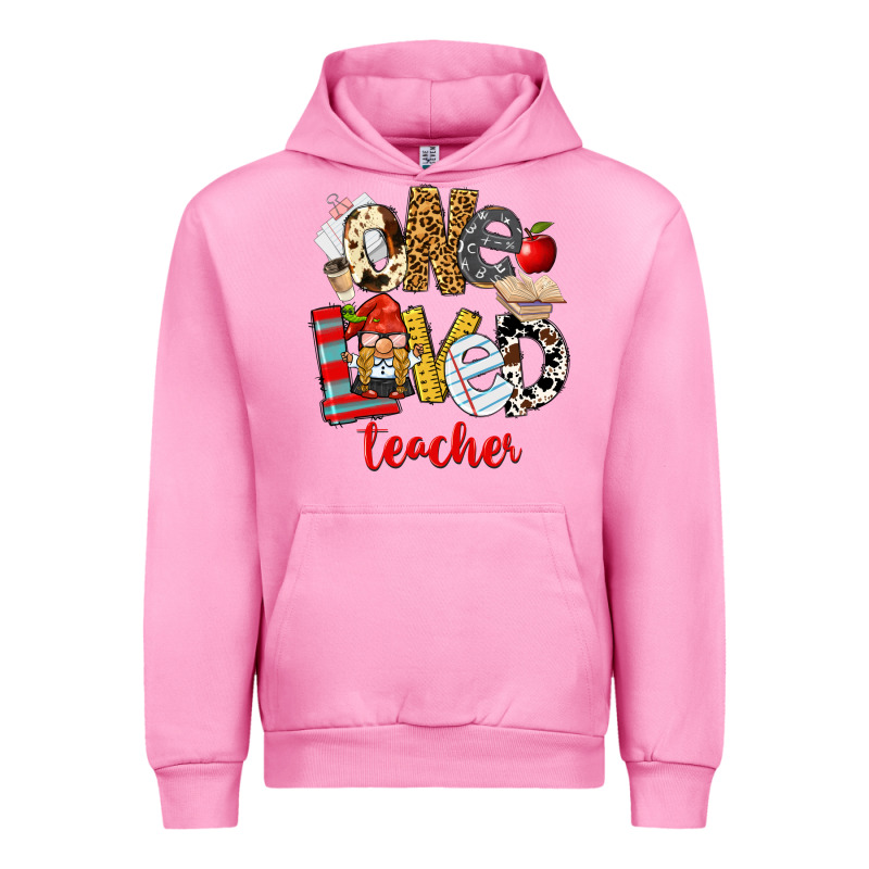 One Loved Teacher Urban Hoodie by FaDigitalArtStudio | Teevron