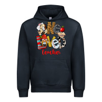 Navy One Loved Teacher Urban Hoodie - FaDigitalArtStudio