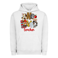 Pigment Lunar Rock One Loved Teacher Urban Hoodie - FaDigitalArtStudio