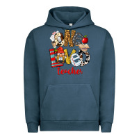Pigment Midnight Navy One Loved Teacher Urban Hoodie - FaDigitalArtStudio