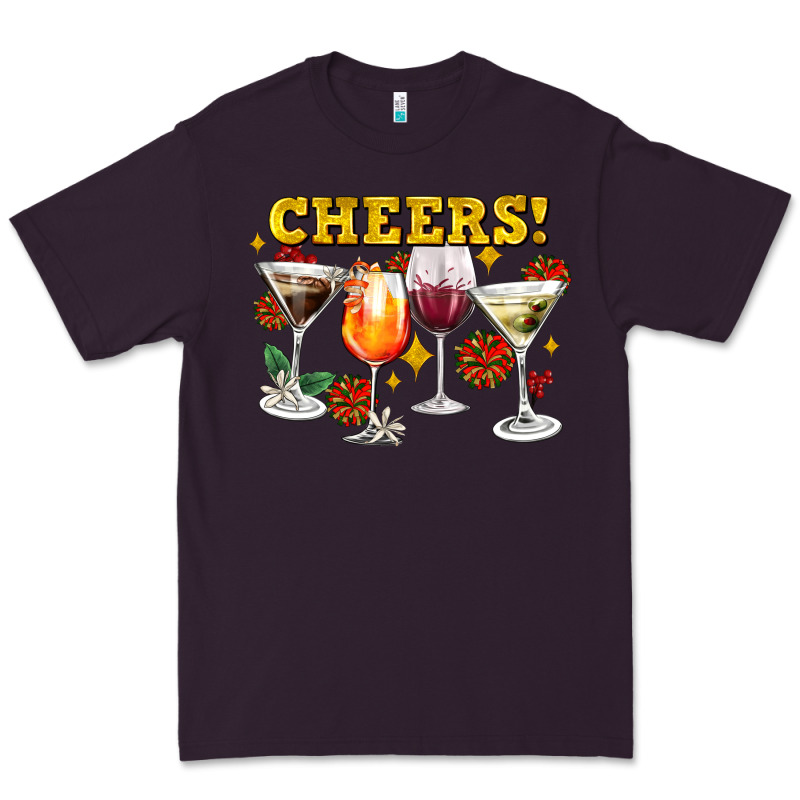 Cheers Christmas Coctail Premium Tee by AdoDesignShop | Teevron