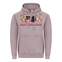 Vintage Zinc happy valentines day cats Vintage Hoodie - MaliasSmallBusiness
