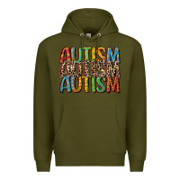 Army Green western autism Premium Hoodie - CowGirlArtShop