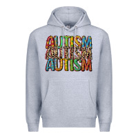Heather Grey western autism Premium Hoodie - CowGirlArtShop