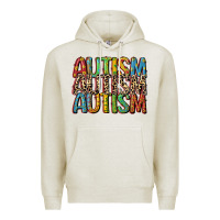 Oatmeal Heather western autism Premium Hoodie - CowGirlArtShop