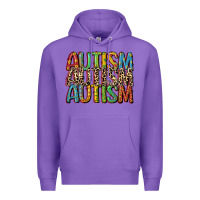 Purple western autism Premium Hoodie - CowGirlArtShop