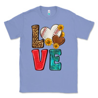 Colony Blue western love baseball Classic Tee - NancyCooperArtShop