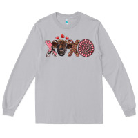 Moon Dust xoxo calf and gemstone Long Sleeve Tee - RanaPortraitStore
