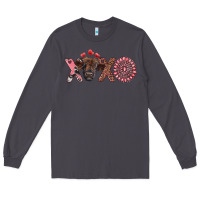 Smoke xoxo calf and gemstone Long Sleeve Tee - RanaPortraitStore