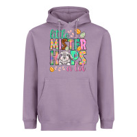 Lavender Little mister hops a lot Easter Day Heavyweight Hoodie - HowdyJamesFarm
