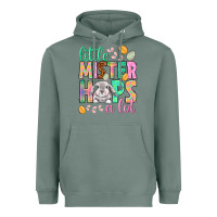 Sage Little mister hops a lot Easter Day Heavyweight Hoodie - HowdyJamesFarm