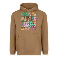 Toasted Coconut Little mister hops a lot Easter Day Heavyweight Hoodie - HowdyJamesFarm