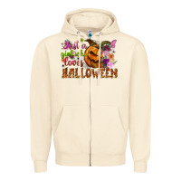Sandshell Just a girl who loves Halloween Zipper Hoodie - NancyCooperArtShop