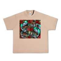 Burro floral american football  helmet Urban Heavy Tee - NancyCooperArtShop