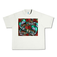 Pistachio floral american football  helmet Urban Heavy Tee - NancyCooperArtShop