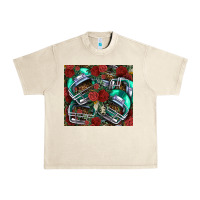 Sandshell floral american football  helmet Urban Heavy Tee - NancyCooperArtShop