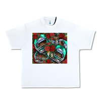 White floral american football  helmet Urban Heavy Tee - NancyCooperArtShop