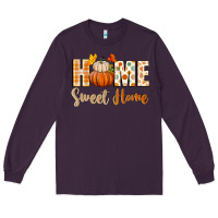 Plum home sweet home Long Sleeve Tee - BundleAndBundleShop