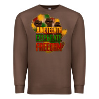 Chestnut Juneteenth celebrate freedom Premium Sweatshirt - HowdyJamesFarm