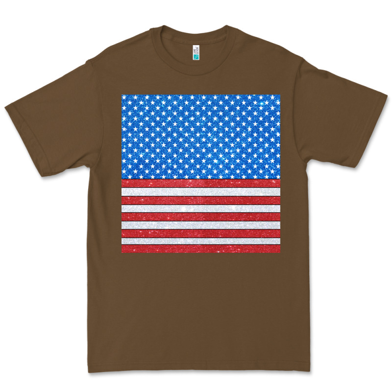 Glitter 4th Of July Seamless Pattern Premium Tee by BundleAndBundleShop | Teevron